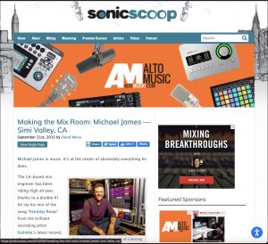 Sonic Scoop - MJ Article pt. 1