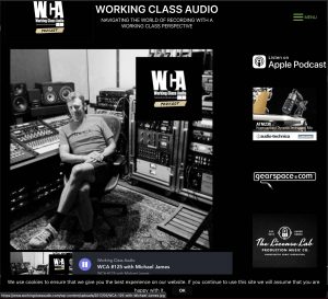 Working Class Audio - MJ Interview